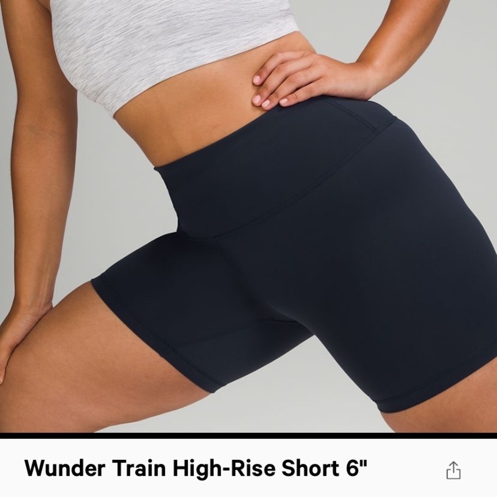 COPY - LULULEMON 6” WUNDER TRAIN SHORTS